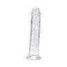 Dildo Transparente de 7.5 Polegadas para Prazer Anal