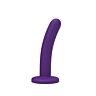 Dildo Mina Silk Curved 5 Inch com base de sucção