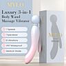 Vibrador MYLO 3-in-1 Body Wand Massager com 3 Motores