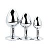 Butt Plugs Toosh Set de 3 com Pedras Transparentes