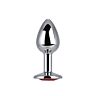 Butt Plug Toosh Small com Base de Joia Rojo