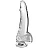 Dildo King Cock 15.2cm Transparente Realista