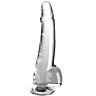 Dildo Transparente King Cock 19cm Realista