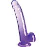 Dildo King Cock Morado 20.3 cm Realista