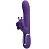 Vibrador Rabbit Pretty Love 4 em 1 Morado