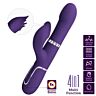 Vibrador Rabbit Pretty Love Zalin Perlas Morado