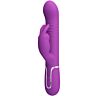 Vibrador Rabbit Pretty Love Coale 4 em 1 Morado