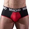 Slip MACHO MS26N Preto/Vermelho - Conforto e Estilo