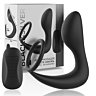 Vibrador anal BLACK&SILVER com comando remoto