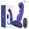 Vibrador INTENSE Shorty Ventosa Azul Controle Remoto