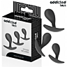 Plug Anal Addicted Toys Set 3 Peças Curvados