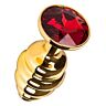 Plug S Pleasures Metal BEE com detalhe em diamante