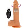 Dildo Vibrador Get Real Natural com Bolas Giratórias
