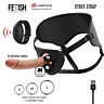 Arnês FETISH SUBMISSIVE CYBER STRAP com controle remoto