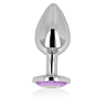 Plug Anal OHMAMA 8 CM com Cristal Violeta