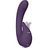 Vibrador Ponto G Pulsante: Roxo Vivo