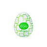 Masturbador Tenga Egg Cubic com texturas internas
