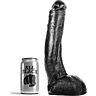 Dildo All Black 29 cm Curvado | Suave e Prático