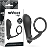 Plug Anal Vibrador Addicted Toys com Anel para Pênis