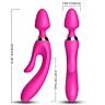 Vibrador ARMONY Massager Rabbit Fuchsia com 18 modos de vibração