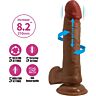 Dildo Baile 21 cm com ventosa e múltiplas funções