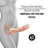 BAILE EMMA: Strap-On Texturado para Dupla Penetração