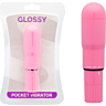 Vibrador GLOSSY Pocket Rosa Intenso com Vibrações Eficazes