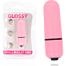 Vibrador GLOSSY Small Bala Rosa - Compacto e Silencioso