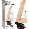 Vibrador Realístico BASECOCK 20 cm Articulável com Controle Remoto