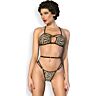Bikini CHILIROSE CR 4497 com design ajustável e leopardo