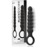 Vibrador Anal BLACK&SILVER Bob com toque suave e 10 modos