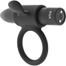 Anel vibrador BLACK&SILVER Cameron Black recarregável