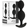 Bolas Anais Black&Silver Orson Plug 9 cm