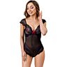 Body LIVCO CORSETTI Evelyn com Renda e Transparências
