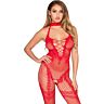 Bodystocking Leg Avenue 89336 com silueta de malla