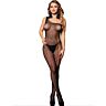 Bodystocking Sublime - Body de um ombro só com diamantes