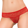 Tanga CHILIROSE CR 3853 em renda elástica