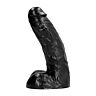 Consolador ALL BLACK DONG 25,5 cm para uso anal e vaginal