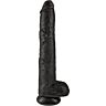 Consolador KING COCK 30.5 CM com Ventosa e Detalhes Realistas