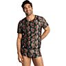 Camiseta ANAIS MEN Power com Estampado de Rosas e Caveiras