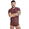 Camiseta Masculina ANAIS MEN Tribal com Estampado Animal