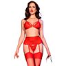Conjunto de Lingerie Chilirose CR 4895 5 Peças