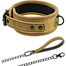 Collar BDSM Fetish Submissive Origin com corrente metálica