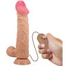 Dildo realista com pele deslizante e comando Pretty Love Sliding Skin