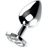Plug Anal OHMAMA com Cristal L para Prazer Anal Elegante