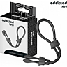 Anel sem vibração Addicted Toys - Corda de silicone ajustável