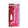 Dildo BAILE Dong Rosa com Ventosa e Textura Realista