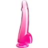 Dildo King Cock 19 cm com testículos e design realista
