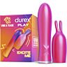Vibrador Rabbit Durex Vibe & Tease com Ponta Estimuladora