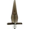 Plugue potência anal vibrador preto